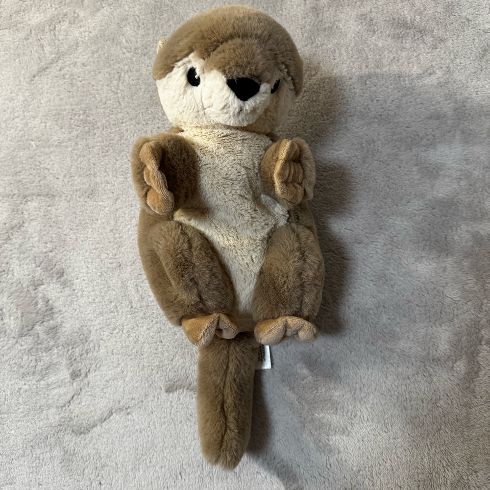 Warmies Stuffed Plush Weighted Otter Microwaveable Cuddle‎ Toy Lavender Scent